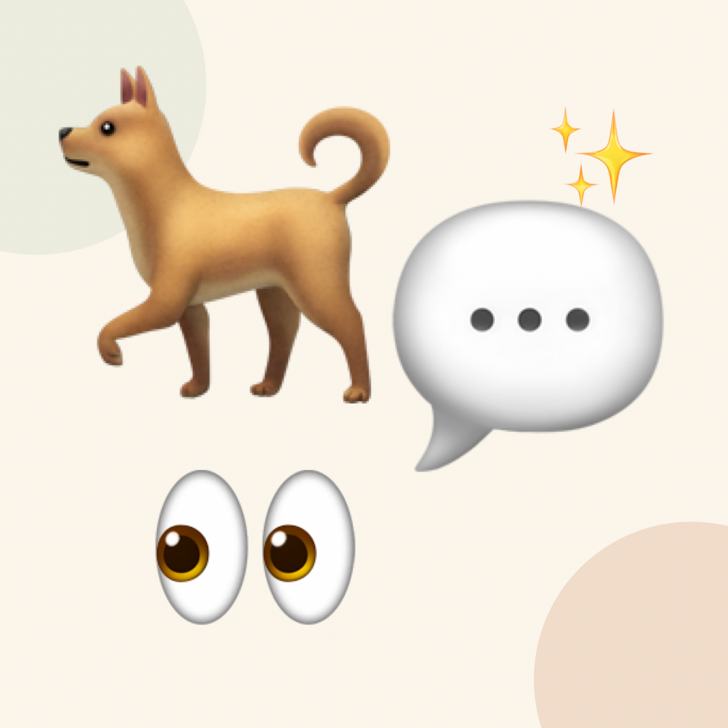 Dog Body Language emoji icon