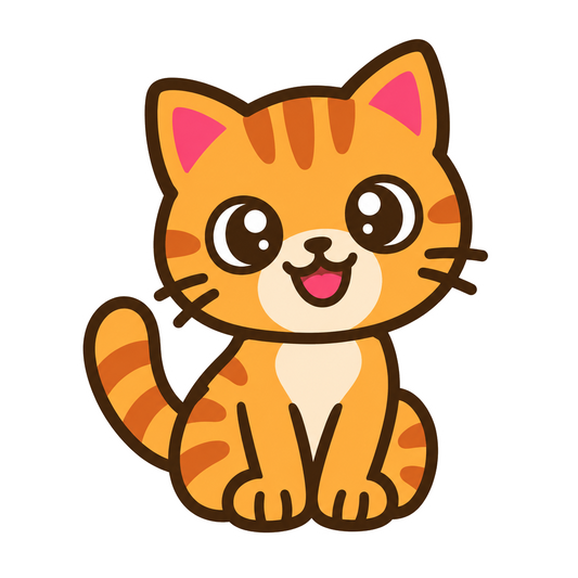 Cute Cat Painting Pack — 5 Step-by-Step Projects