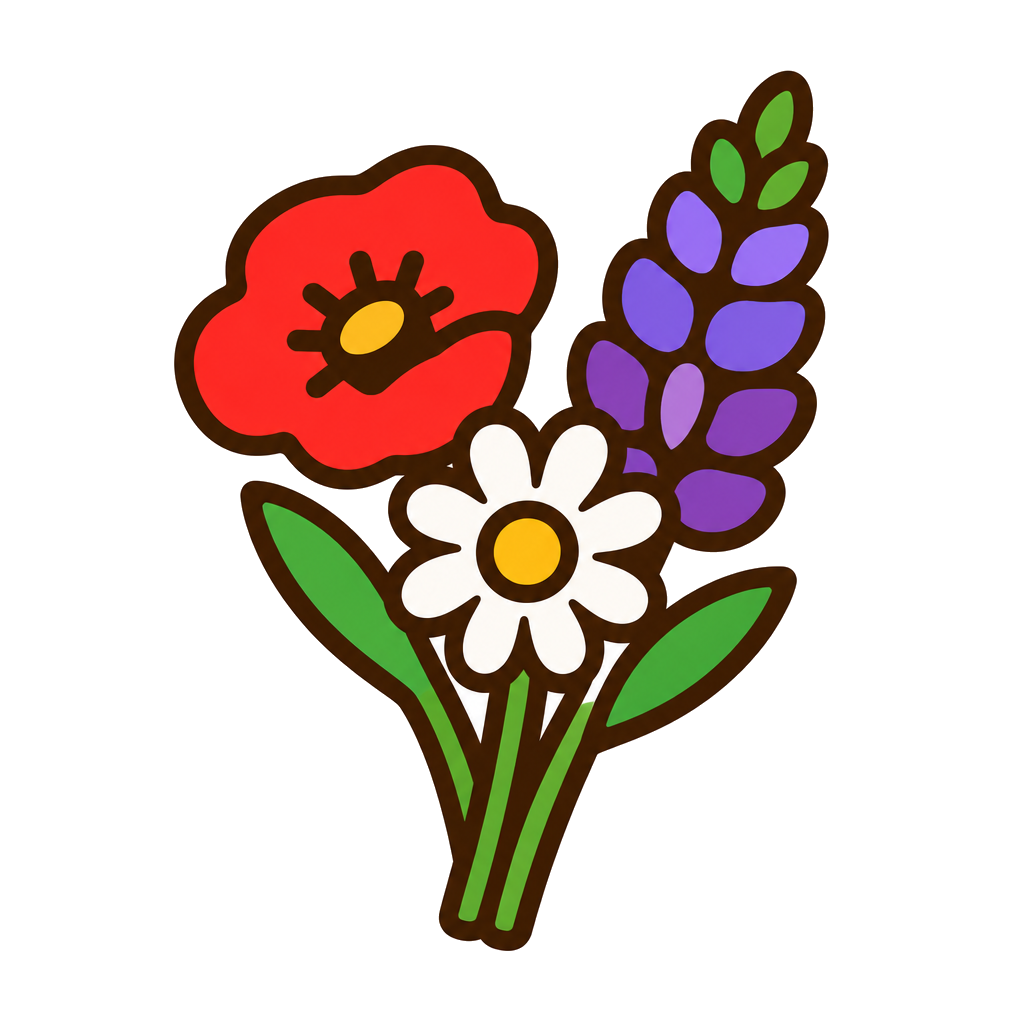 Wildflower Painting Pack — 6 Step-by-Step Projects