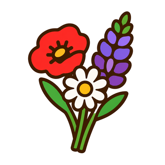 Wildflower Painting Pack — 6 Step-by-Step Projects