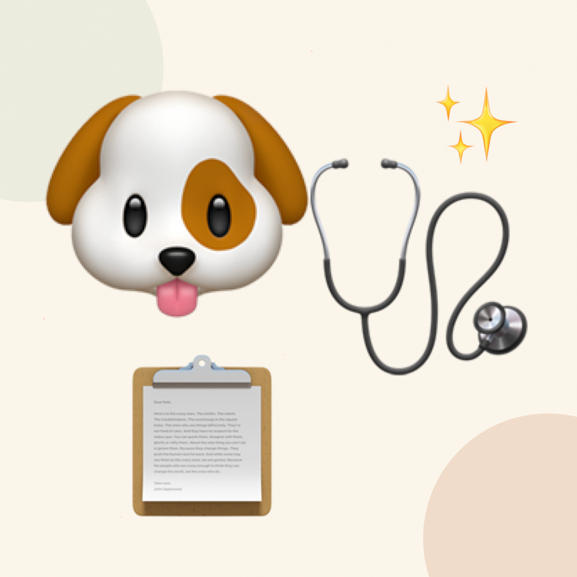 Pet Health Record Book emoji icon