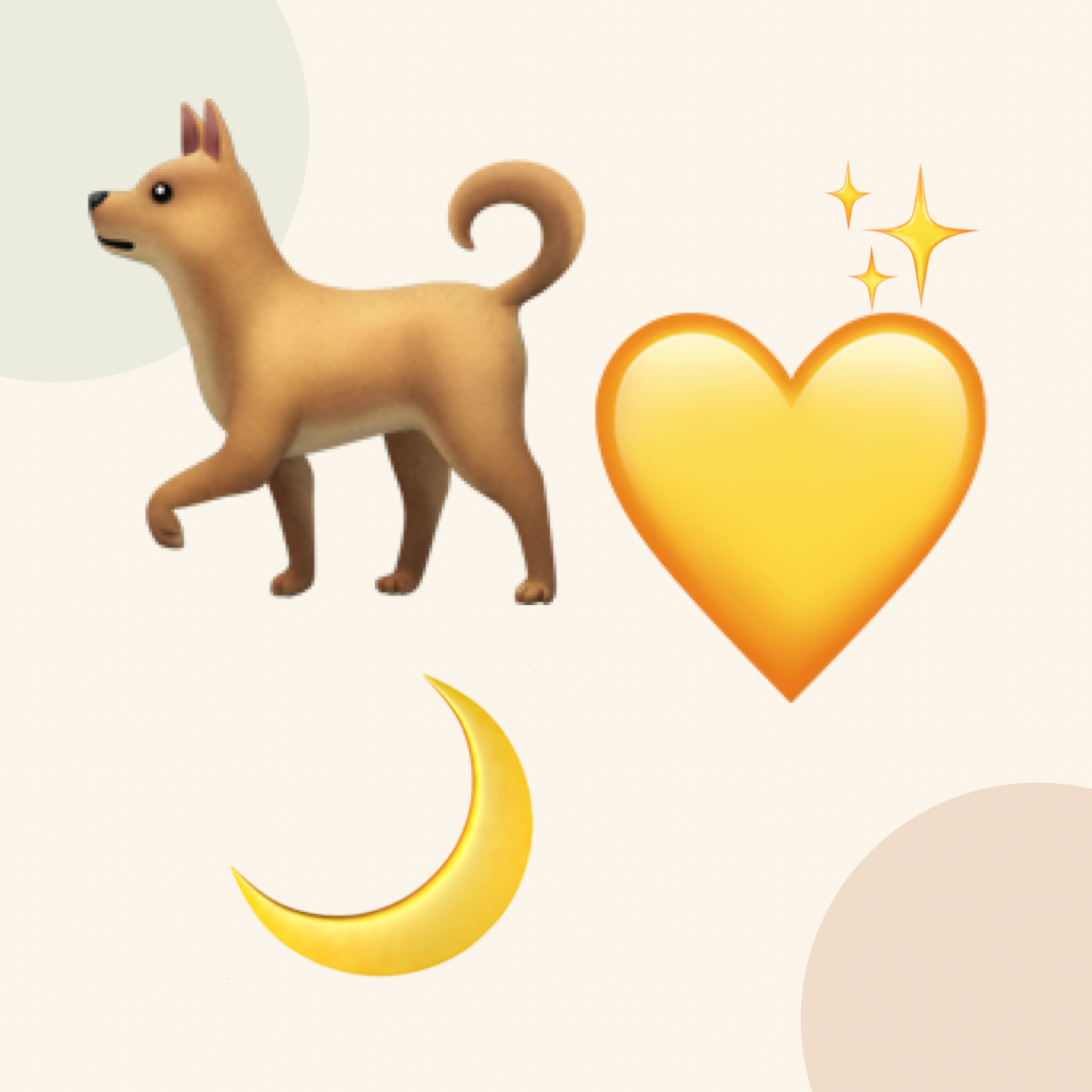 Senior Pet Comfort & Care emoji icon